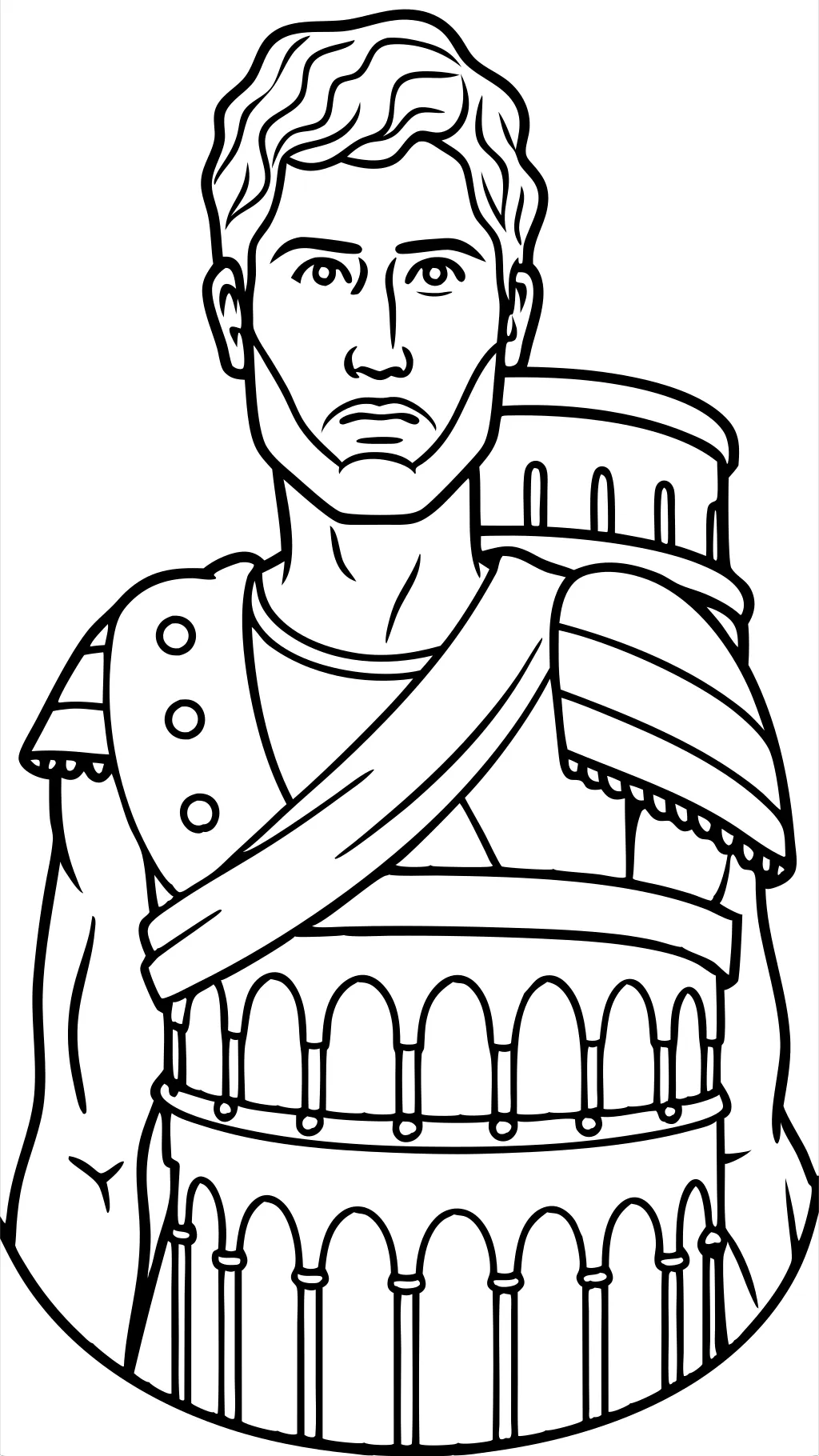 painting of constantine coloring page free